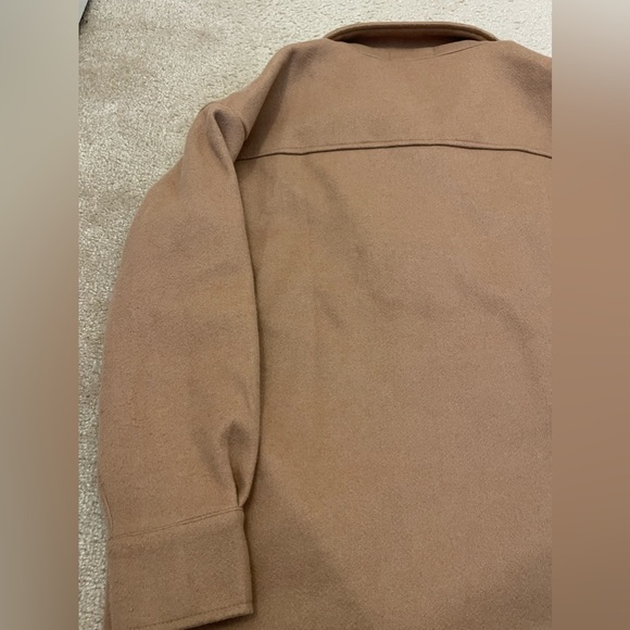 American Threads Scout Button Up Shacket | Brown | Size S - Picture 12 of 14